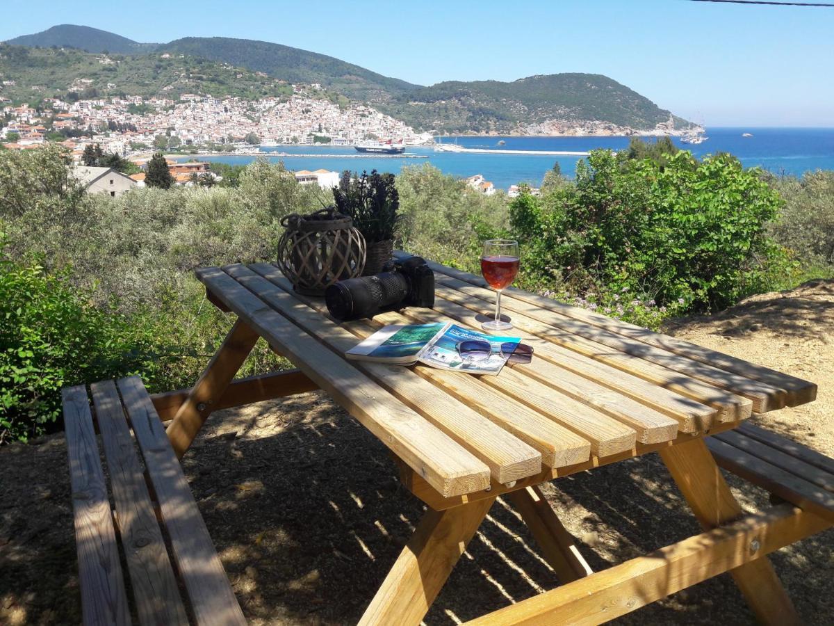 Olive Grove Apartment Skópelos Eksteriør bilde